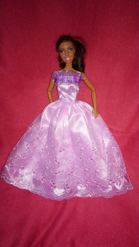 Barbie puppen kleid hell - puppen, lila