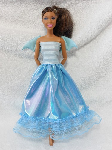 Barbie kleid vampir eis blau - vampir,