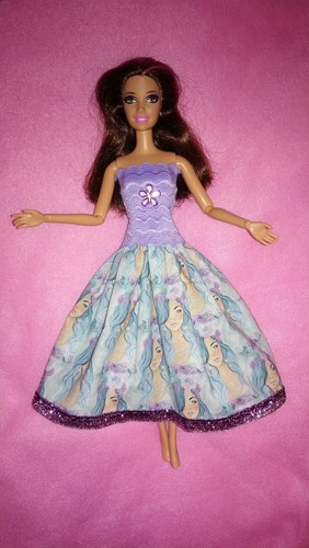 Barbie glitzer kleid - glitzer,