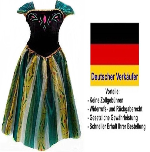 Eiskönigin anna kostüm kleid - eiskönigin,