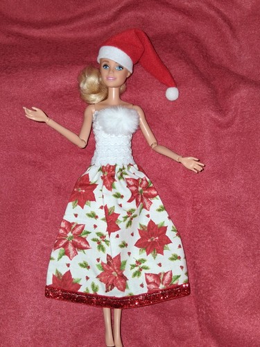 Barbie puppen kleid - +, mütze
