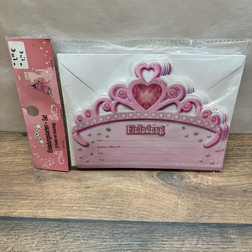 Prinzessin einladungskarten - prinzessin,