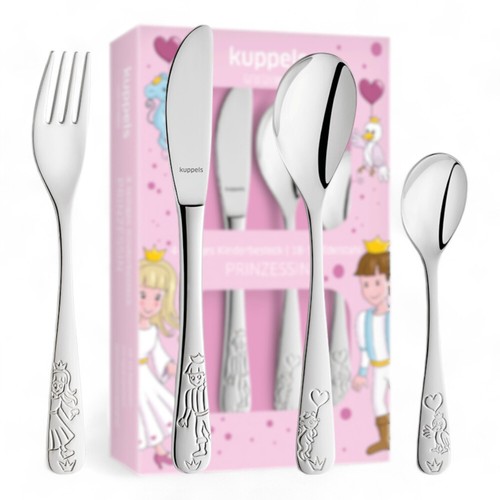 Prinzessin kinderbesteck 4tlg - prinzessin,