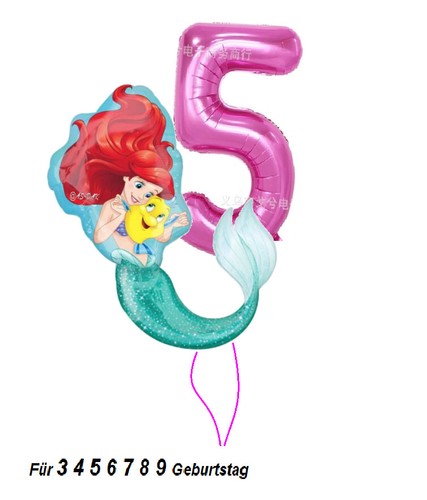Prinzessin folienballon - prinzessin,