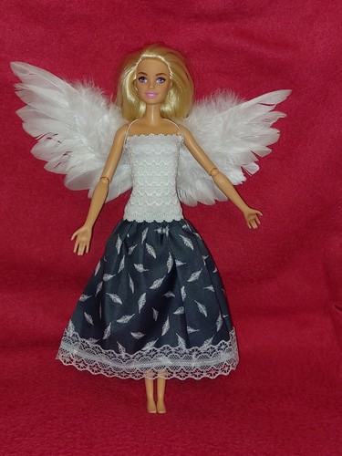 Barbie engel kleid fee - fee, feder