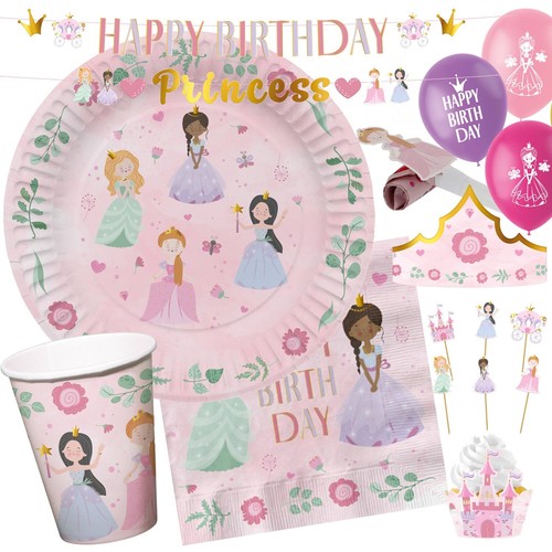 Prinzessin party geschirr - prinzessin,