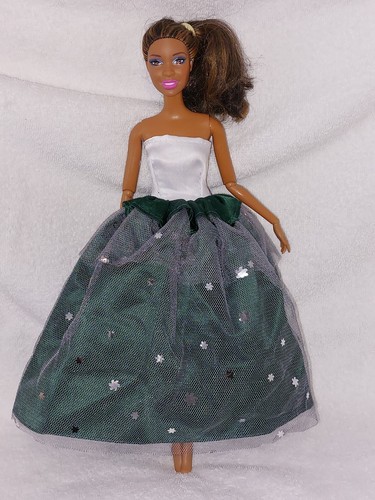 Barbie puppen kleid dunkel - puppen,