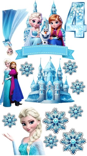 Essbaren frozen tortenaufleger - essbaren,